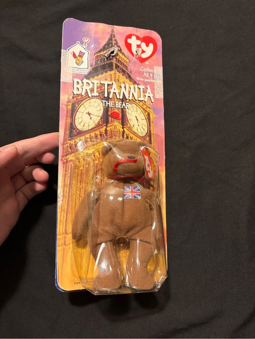 TY Beanie Baby Mcdonald’s Collectible Full Set - Erin, Maple, Glory & Britannia